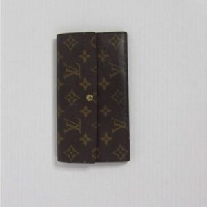 Louis Vuitton Brown Monogram Trifold Wallet